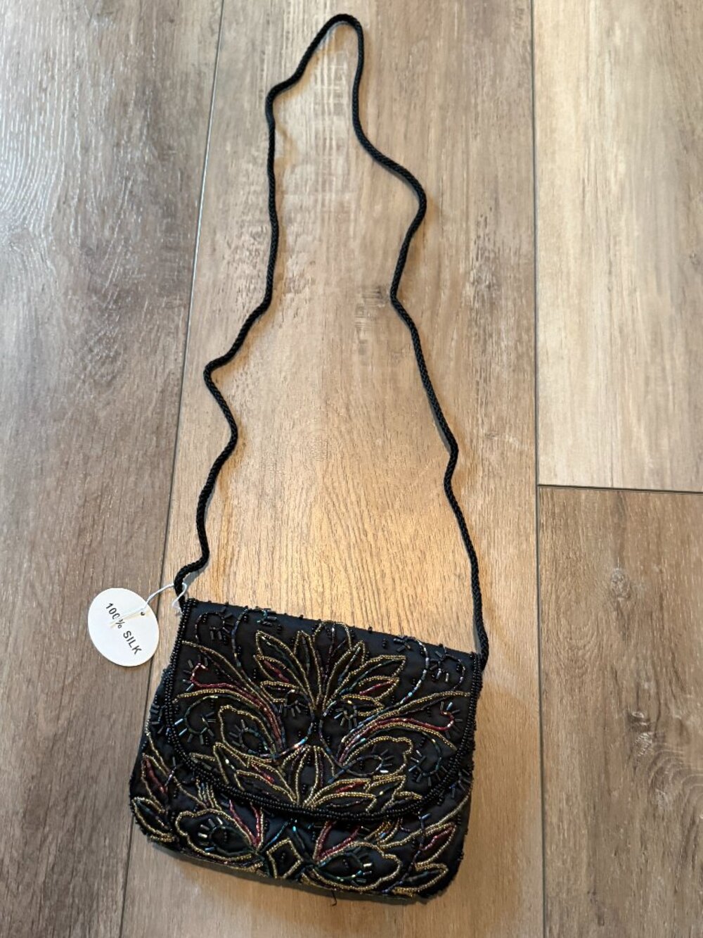 Vintage Beaded Crossbody Mini Purse